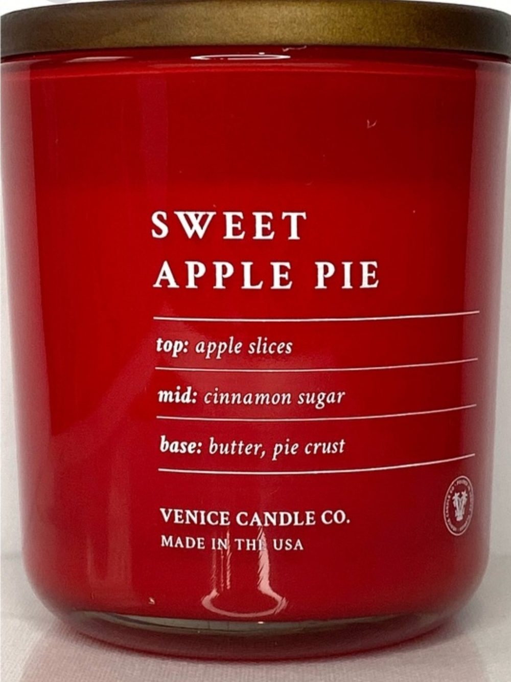 Sweet Apple Pie Red Jar Candle